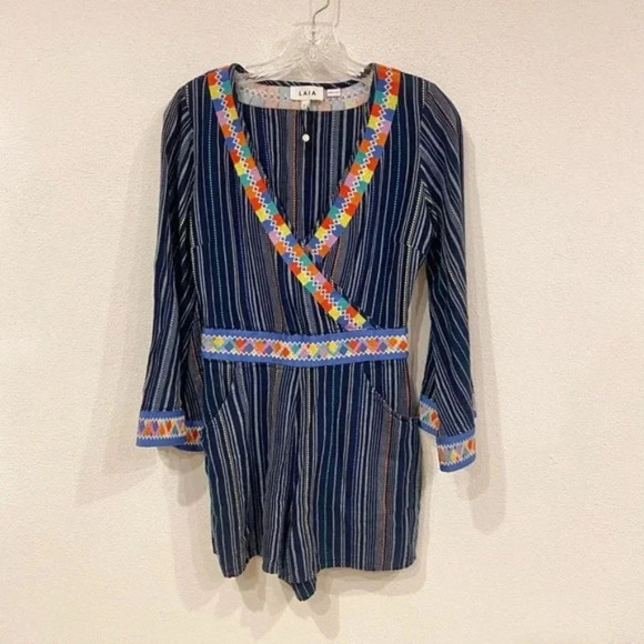 NEW Anthropologie Laia Nantucket Romper Size XS - Picture 2 of 4